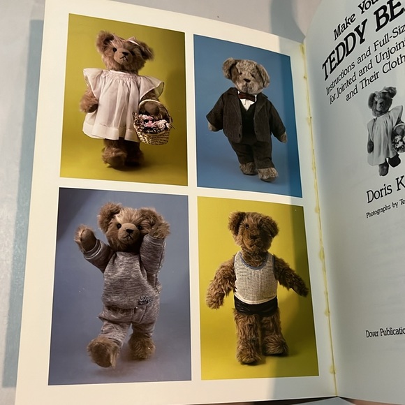 NWT Make Your Own Teddy Bears Instructions Patterns Clothing BOOK Crafters - Picture 4 of 17